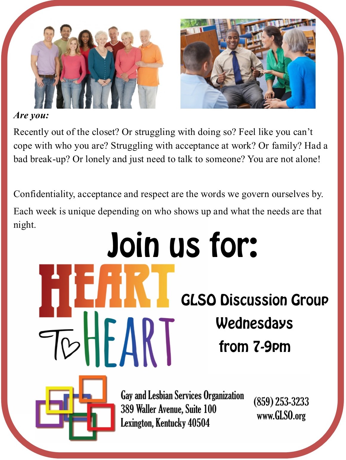 Heart to Heart Discussion Group