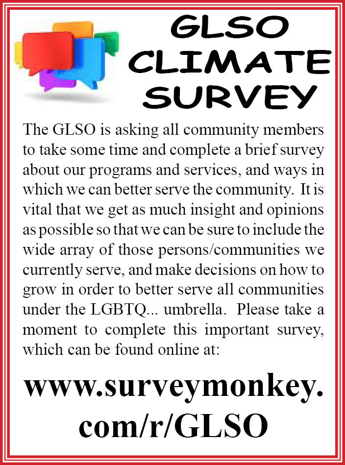 Please take a moment to complete this survey.  You are VITAL to this process.  Simply click above to access.